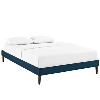 Modway Tessie Full Fabric Bed Frame with Squared Tapered Legs MOD-5897-AZU Azure