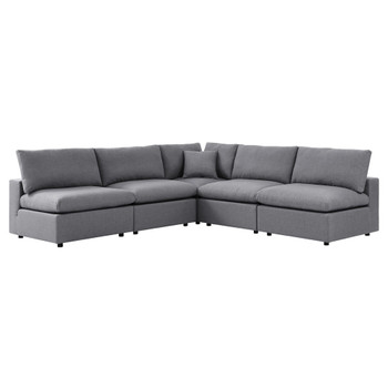 Modway EEI-5588 Commix 5-Piece Sunbrella® Outdoor Patio Sectional Sofa