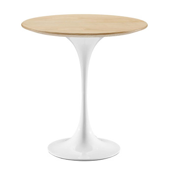 Modway EEI-5679-WHI Lippa 20" Round Side Table