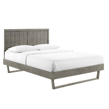 Modway MOD-6617 Alana King Wood Platform Bed With Angular Frame