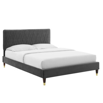 Modway MOD-6707 Phillipa Performance Velvet Queen Platform Bed