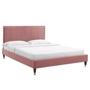 Modway MOD-6866 Peyton Performance Velvet Twin Platform Bed