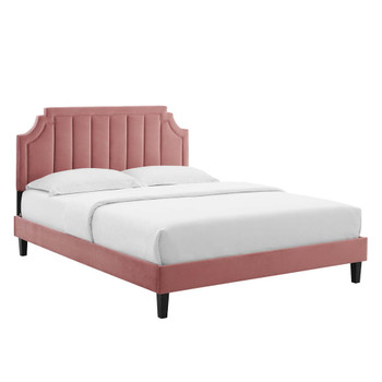 Modway MOD-6908 Sienna Performance Velvet Twin Platform Bed