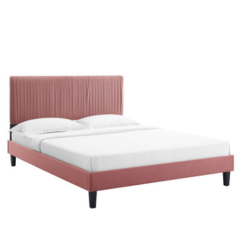 Modway MOD-7026 Peyton Performance Velvet King Platform Bed