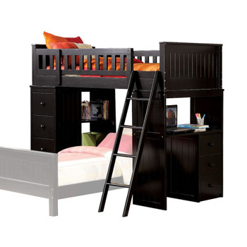 ACME 10980W Willoughby Black Loft Bed
