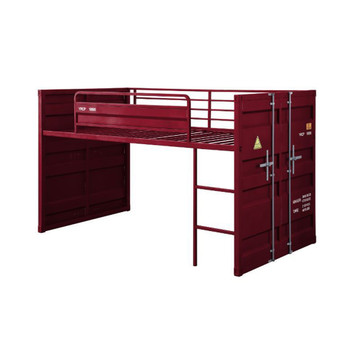 ACME 38300 Cargo Red Twin Loft Bed