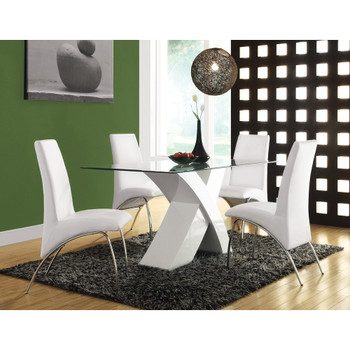 ACME 71105 Pervis White Dining Table