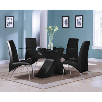 ACME 71110 Pervis Black Dining Table