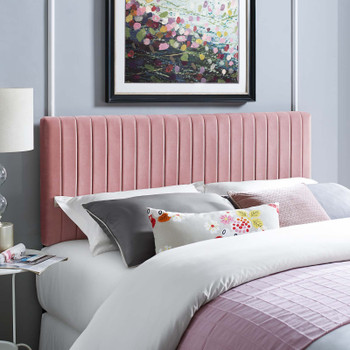 Modway Keira Full / Queen Performance Velvet Headboard Dusty Rose MOD-6095-DUS