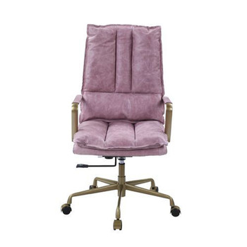 ACME OF00439 Tinzud Pink Office Chair