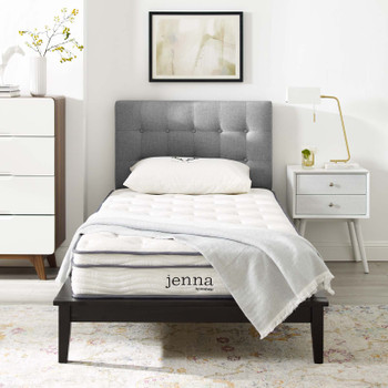 Modway Jenna 8" Queen Innerspring Mattress White MOD-6135-WHI