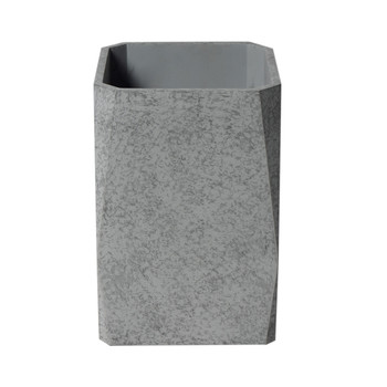 ALFI brand ABCO1045 12" x 8" Concrete Gray Matte Waste Bin for Bathrooms