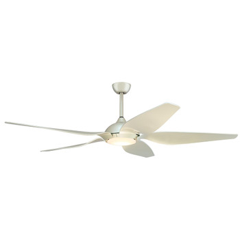 Forno Fabrica 66" Champagne Voice Activated Smart Ceiling Fan. CF01566-CP1