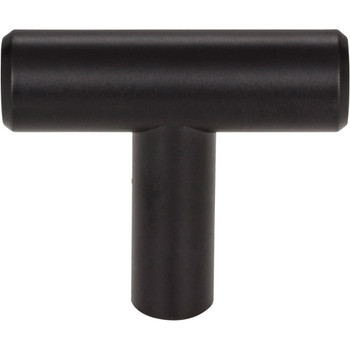 Elements 30-Pack of the 1-9/16" Overall Length Matte Black Naples Cabinet "T" Knob 40MB-30