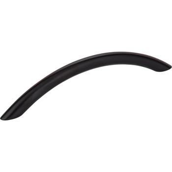 Elements 128 mm Center-to-Center Matte Black Arched Verona Cabinet Pull 346564MB
