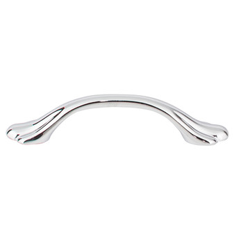 Elements 3" Center-to-Center Polished Chrome Gatsby Cabinet Pull 3208PC