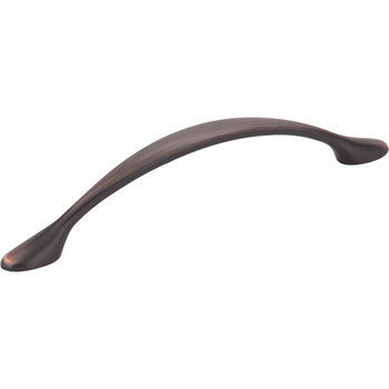 Elements 128 mm Center-to-Center Brushed Oil Rubbed Bronze Arched Somerset Cabinet Pull 80815-DBAC