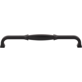 Jeffrey Alexander 224 mm Center-to-Center Matte Black Audrey Cabinet Pull 278-224MB