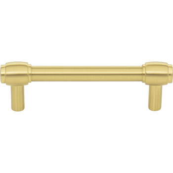 Jeffrey Alexander 96 mm Center-to-Center Brushed Gold Hayworth Cabinet Bar Pull 885-96BG