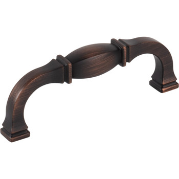 Jeffrey Alexander 96 mm Center-to-Center Brushed Oil Rubbed Bronze Audrey Cabinet Pull 278-96DBAC