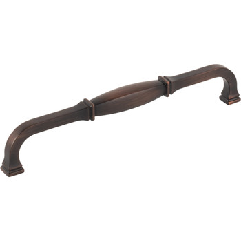 Jeffrey Alexander 192 mm Center-to-Center Brushed Oil Rubbed Bronze Audrey Cabinet Pull 278-192DBAC