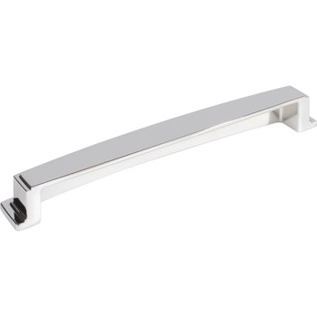 Jeffrey Alexander 192 mm Center Polished Chrome Square-to-Center Square Renzo Cabinet Cup Pull 141-192PC