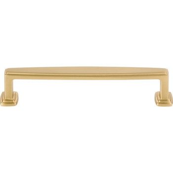 Jeffrey Alexander 128 mm Center-to-Center Brushed Gold Richard Cabinet Pull 171-128BG