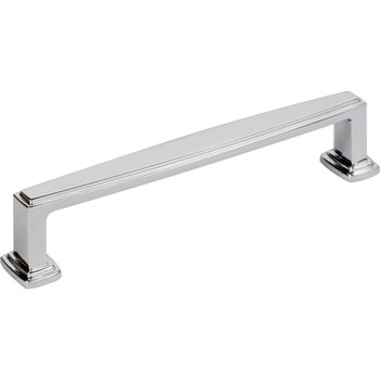 Jeffrey Alexander 128 mm Center-to-Center Polished Chrome Richard Cabinet Pull 171-128PC