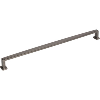 Jeffrey Alexander 305 mm Center-to-Center Brushed Pewter Richard Cabinet Pull 171-305BNBDL