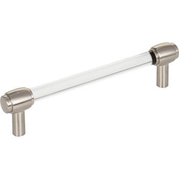 Jeffrey Alexander 128 mm Center-to-Center Satin Nickel Carmen Cabinet Bar Pull 775-128SN