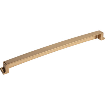 Jeffrey Alexander 305 mm Center Satin Bronze Square-to-Center Square Renzo Cabinet Cup Pull 141-305SBZ