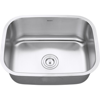 Ruvati 24-inch Undermount 16 Gauge Stainless Steel Kitchen Sink Single Bowl - RVM4132