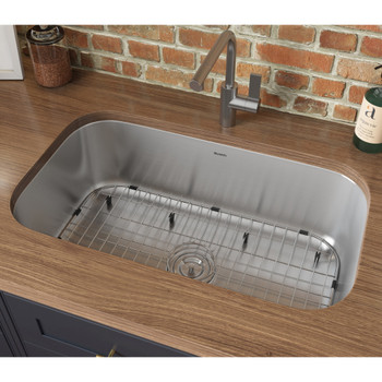 Ruvati 30-inch Undermount 16 Gauge Stainless Steel Kitchen Sink Single Bowl - RVM4250