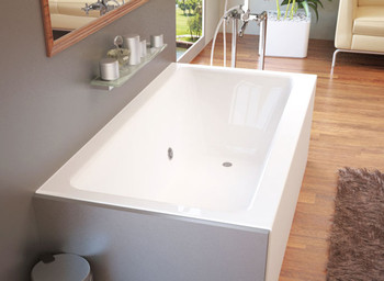 Atlantis Whirlpools Soho 30 x 60 Front Skirted Air Massage Jetted Tub with Left Drain High Gloss Acrylic - 3060SHAL