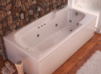 Atlantis Whirlpools Eros 32 x 60 Rectangular Whirlpool Jetted Bathtub High Gloss Acrylic - 3260EWL