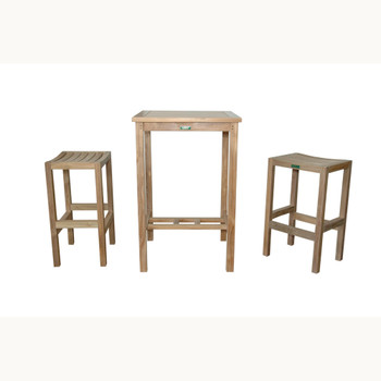 Anderson Bahama Montego 3-Pieces Square Bar Set - Set-113A