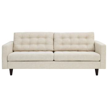 Modway Empress Upholstered Fabric Sofa EEI-1011-BEI Beige EEI-1011-BEI