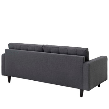 Modway Empress Upholstered Fabric Sofa EEI-1011-DOR Gray EEI-1011-DOR