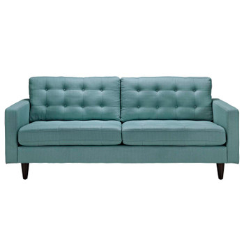 Modway Empress Upholstered Fabric Sofa EEI-1011-LAG Laguna EEI-1011-LAG