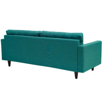 Modway Empress Upholstered Fabric Sofa EEI-1011-TEA Teal EEI-1011-TEA