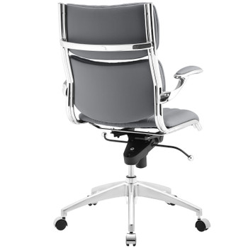 Modway Escape Mid Back Office Chair EEI-1028-GRY Gray EEI-1028-GRY