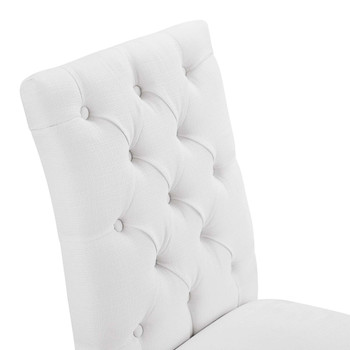 Modway Duchess Button Tufted Fabric Dining Chair EEI-2231-WHI