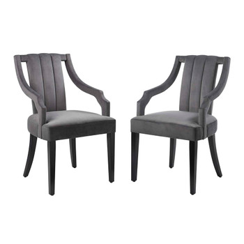Modway Virtue Performance Velvet Dining Chairs - Set of 2 EEI-4554