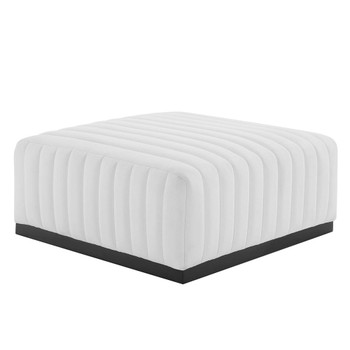 Modway Conjure Channel Tufted Upholstered Fabric Ottoman EEI-5501