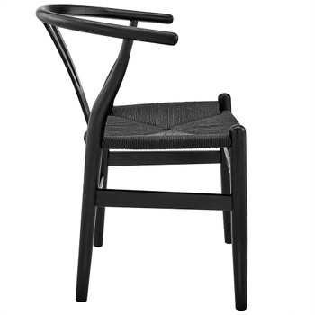 Modway Amish Dining Wood Armchair EEI-552-BLK-BLK