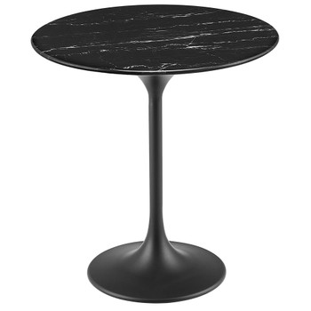 Modway Lippa 20" Round Artificial Marble Side Table EEI-5690