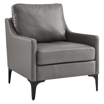 Modway Corland Leather Armchair EEI-6022