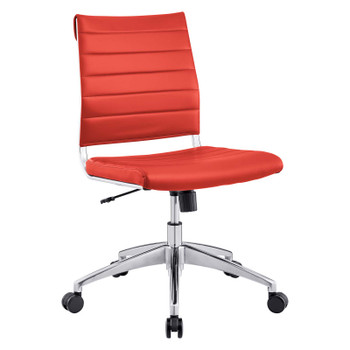 Modway Jive Armless Mid Back Office Chair EEI-1525-RED
