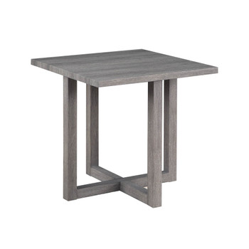 Lilola Home Moseberg Distressed Gray End Table 98012