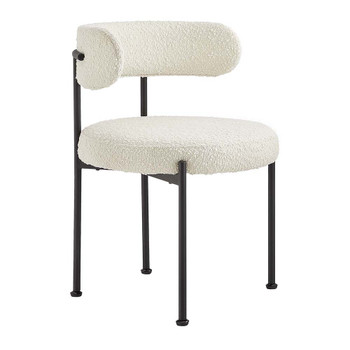 Modway Albie Boucle Fabric Dining Chairs - Set of 2 - EEI-6516